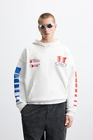 RACING PRINT HOODIE