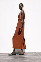 ROBE MI-LONGUE BRODÉE