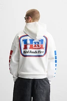 RACING PRINT HOODIE