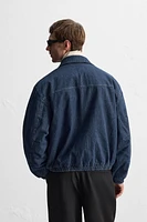 BLOUSON EN DENIM MATELASSÉ