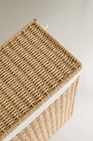 FABRIC-LINED LAUNDRY HAMPER