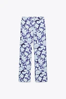 PANTALON IMPRIMÉ FLEURS