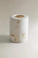POUBELLE SALLE DE BAIN EFFET MARBRE
