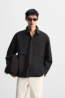 RELAXED FIT SEERSUCKER SHIRT