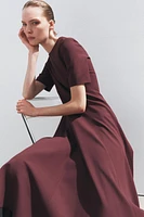 ROBE MI-LONGUE À GODETS ZW COLLECTION