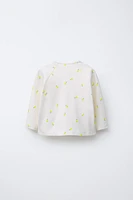 T-SHIRT CROISÉ CITRONS