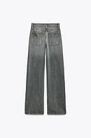 JEAN TRF WIDE LEG TAILLE NORMALE