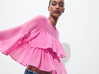 BLOUSE VOLANTS