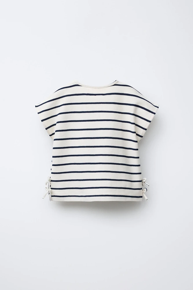 STRIPED PIQUÉ SHIRT