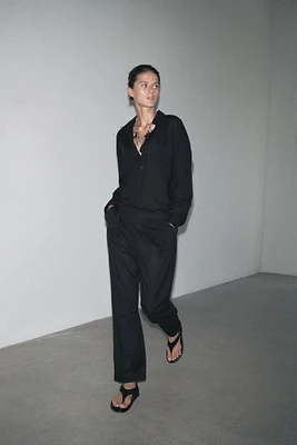 PLEATED PANTS ZW COLLECTION