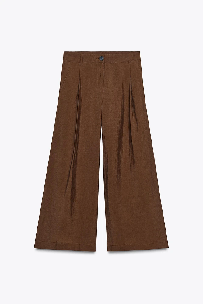 PANTALON COURT À PINCES ZW COLLECTION