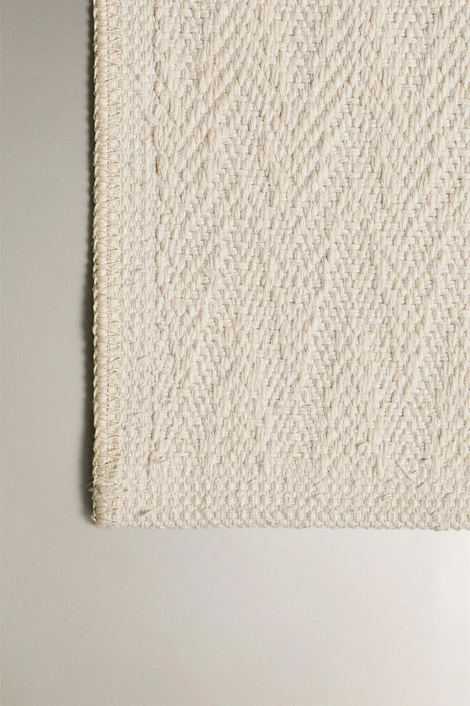 TAPIS COTON RELIEF