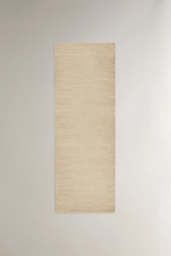 WOOL AND COTTON AREA RUG