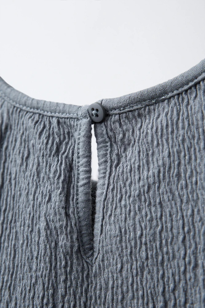 TEXTURED DRESS