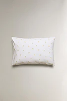 MIMOSA PRINT COTTON PILLOWCASE