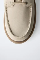 CHAUSSURES BATEAU EN DAIM