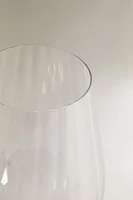 VERRE À VIN CRISTALLIN RELIEF