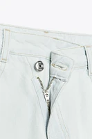 Z.09 STRAIGHT ANKLE HIGH WAIST CROSSOVER JEANS