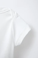 TOP CROPPED UNI ÉLASTIQUE