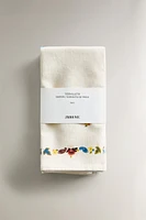LEAF PRINT NAPKINS