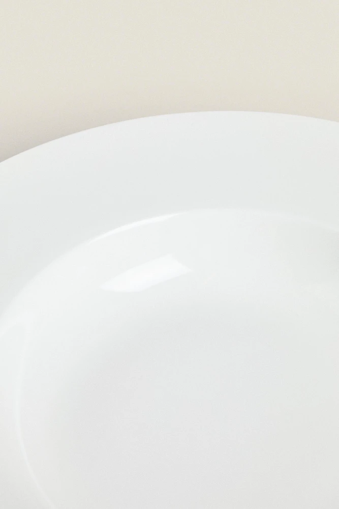 ASSIETTE CREUSE PORCELAINE BONE CHINA