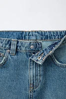 WIDE-FIT DENIM SHORTS