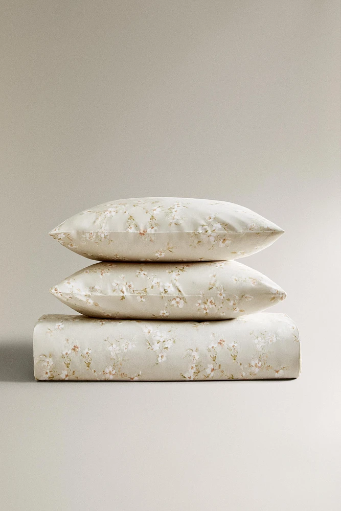 HOUSSE DE COUETTE IMPRIMÉ FLEUR