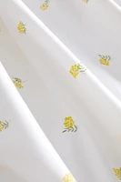 MIMOSA PRINT COTTON DUVET COVER