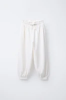PANTALON BALLON TEXTURÉ