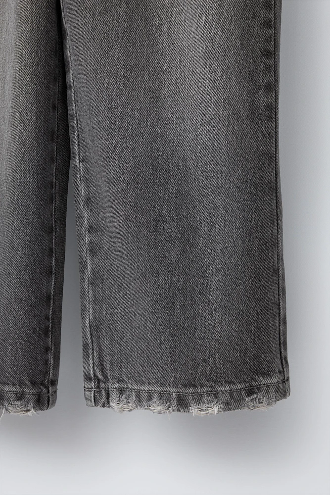 SALOPETTE LONGUE EN JEAN