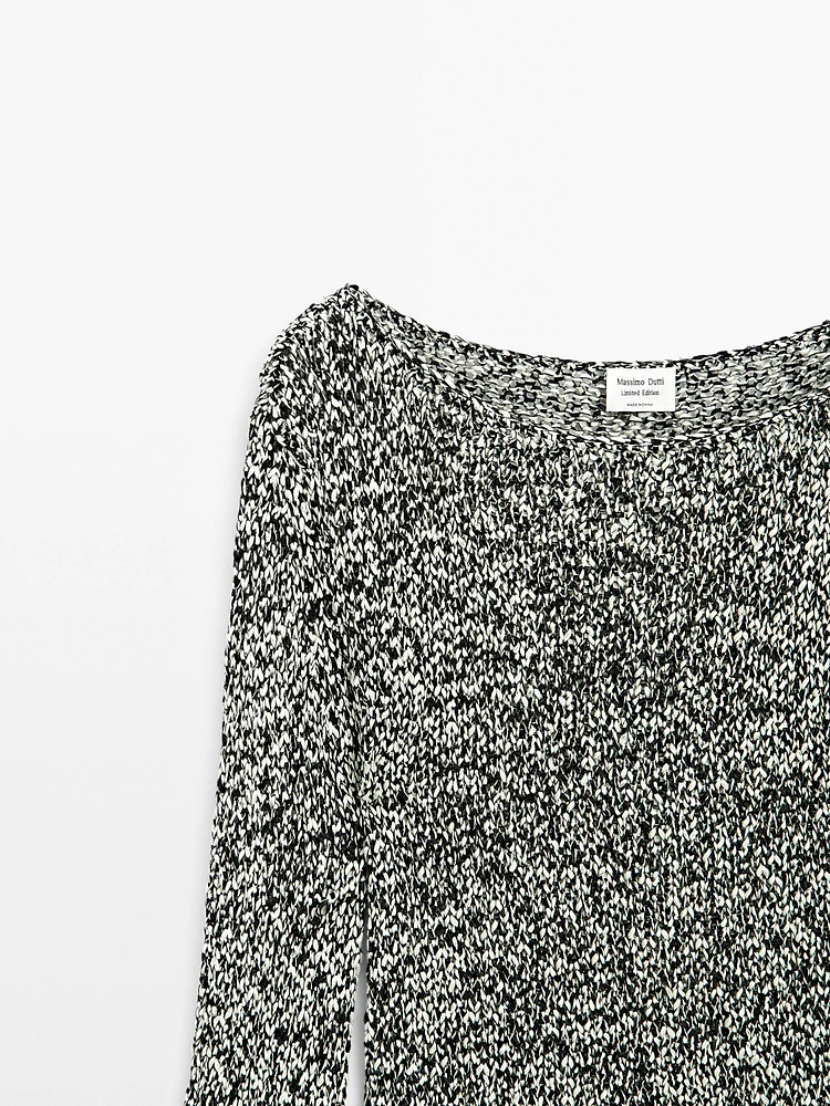 Flecked knit sweater - Limited Edition