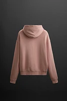 EMBROIDERED HOODIE SWEATSHIRT