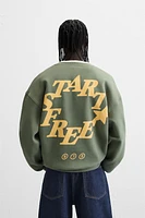 BOXY FIT PRINTED SWEATSHIRT
