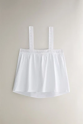 LACE COTTON TOP