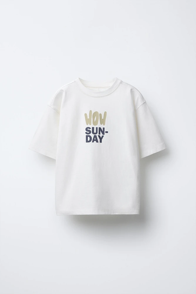 TEXT PRINT T-SHIRT