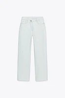 Z.09 STRAIGHT ANKLE HIGH WAIST CROSSOVER JEANS