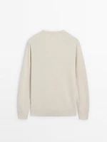 Pull en maille de coton mélang