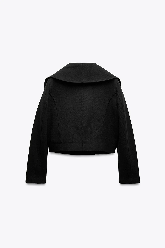 WOOL BLEND JACKET ZW COLLECTION