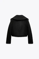 WOOL BLEND JACKET ZW COLLECTION