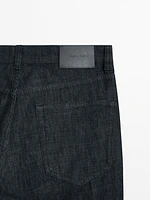Jean tapered en coton mélangé