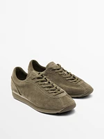 Tennis croûte de cuir