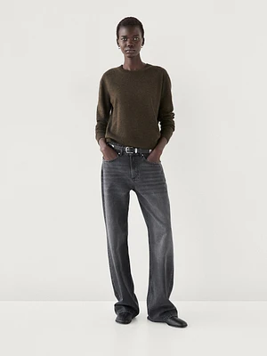 100% cashmere knit sweater
