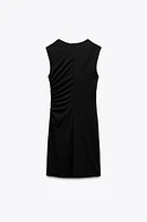 ROBE COURTE DRAPÉE