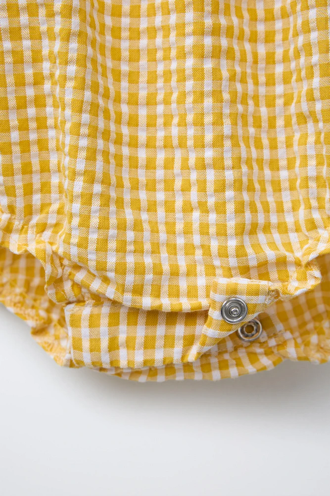 GINGHAM ROMPER