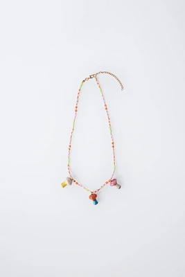 MUSHROOM BEAD NECKLACE