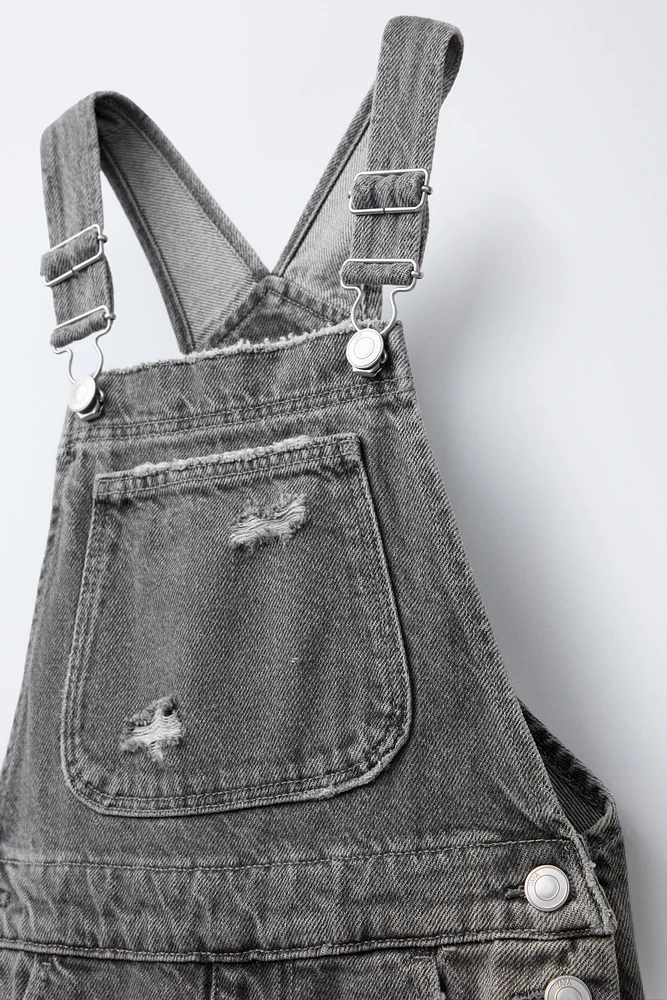 SALOPETTE LONGUE EN JEAN