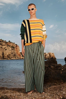 LIMITED EDITION COMBINATION STRIPED SWEATER