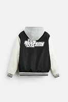 PATCHES HOODED JACKET