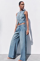 HIGH RISE Z1975 DARTED WIDE LEG JEANS