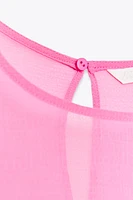 BLOUSE VOLANTS